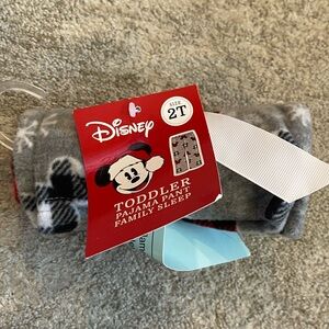 Disney Toddler Pajama Pants - Gray, Black, White, Red